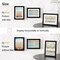 5x7 Picture Frames Set of 5, Picture Frame with HD Plexiglass for Wall or Tabletop Display (Black)